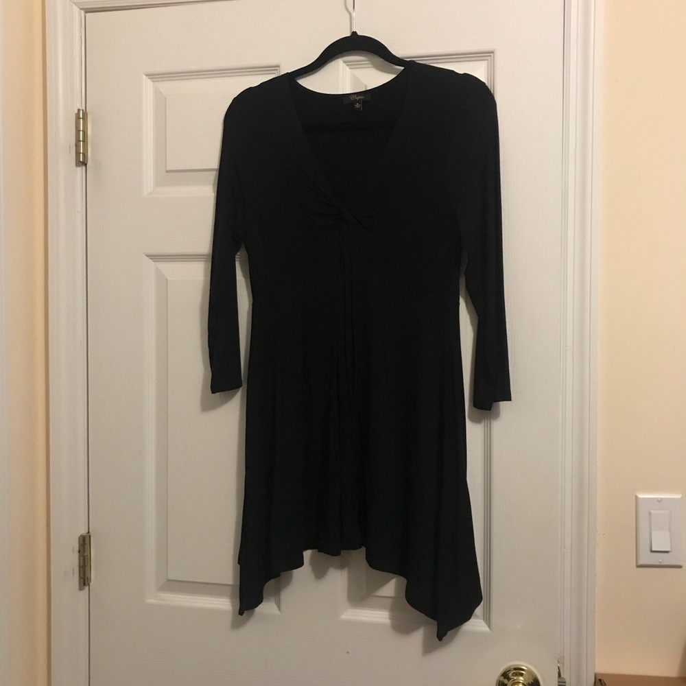 Cupio Long Sleeve Black Blouse Medium
